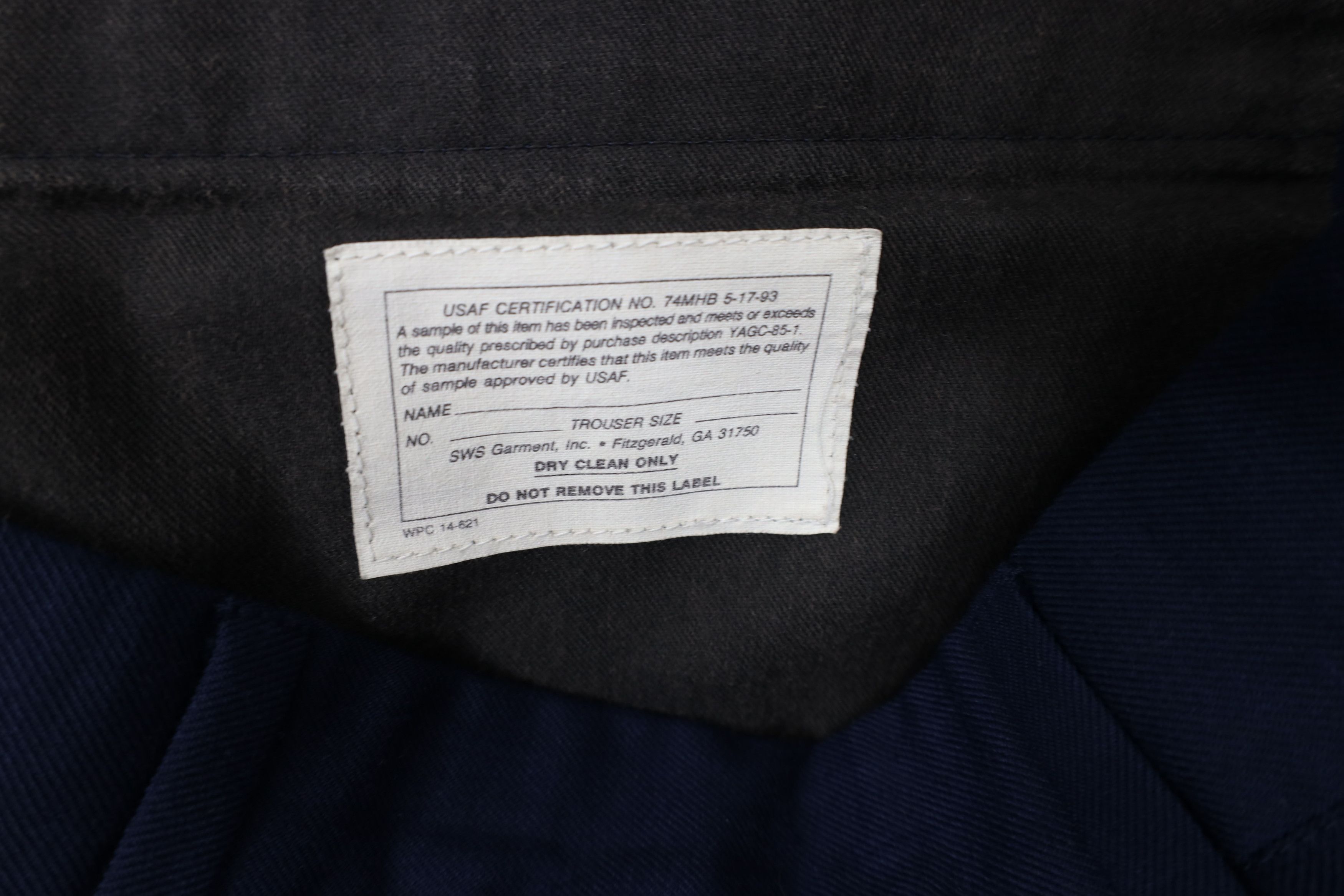 Vintage Vintage 90s Streetwear Wide Leg Chino Pants Navy Blue USA Size US 32 / EU 48 - 7 Thumbnail