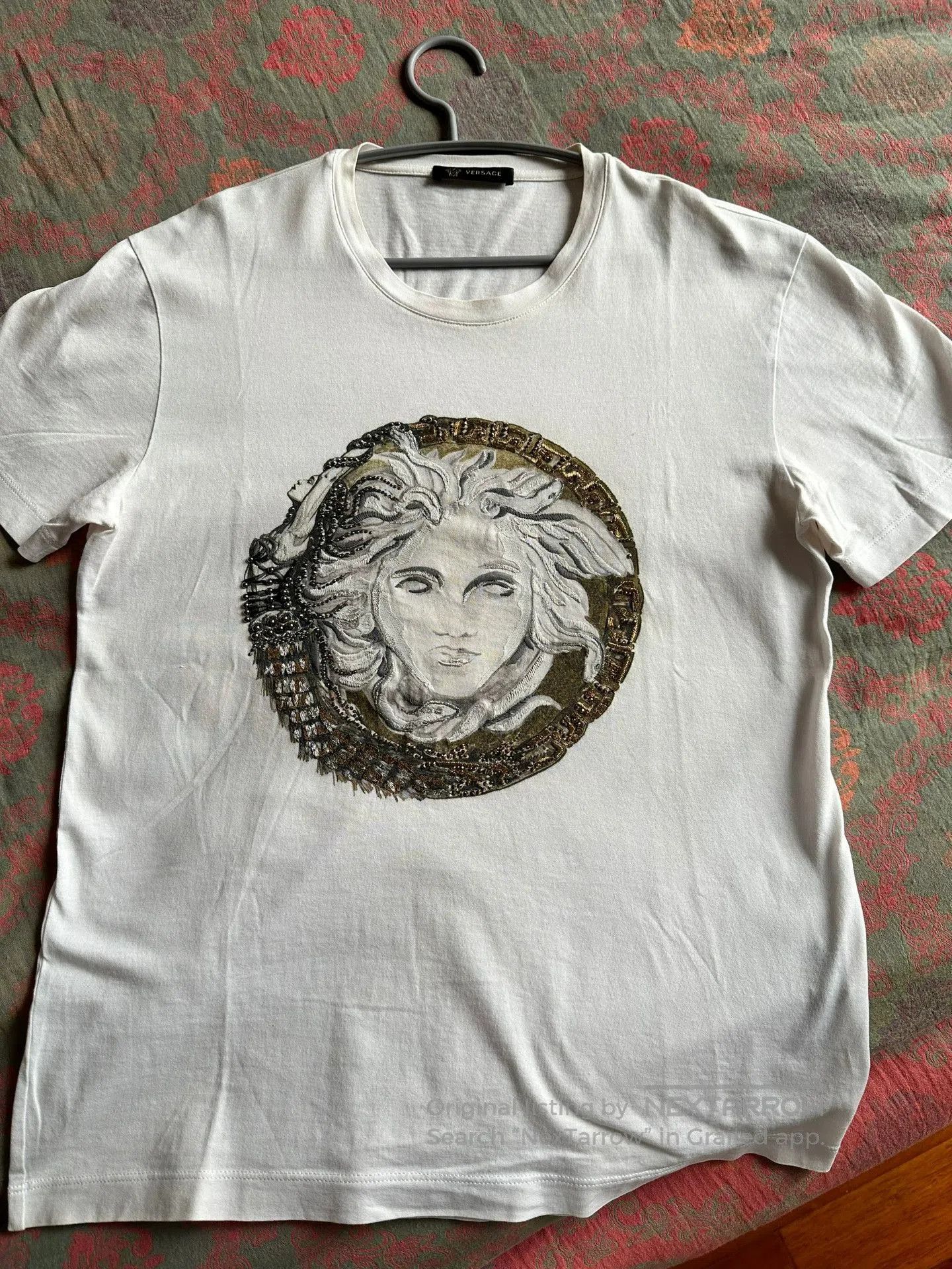 Versace Versace Short Sleeve Shirt with Crystals. Size US M / EU 48-50 / 2 - 6 Thumbnail