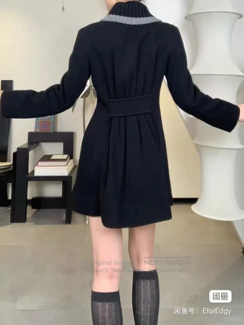 Vivienne Westwood Vivienne Westwood Red Label Color Blocked Collar Black Coa Size M / US 6-8 / IT 42-44 - 2 Thumbnail