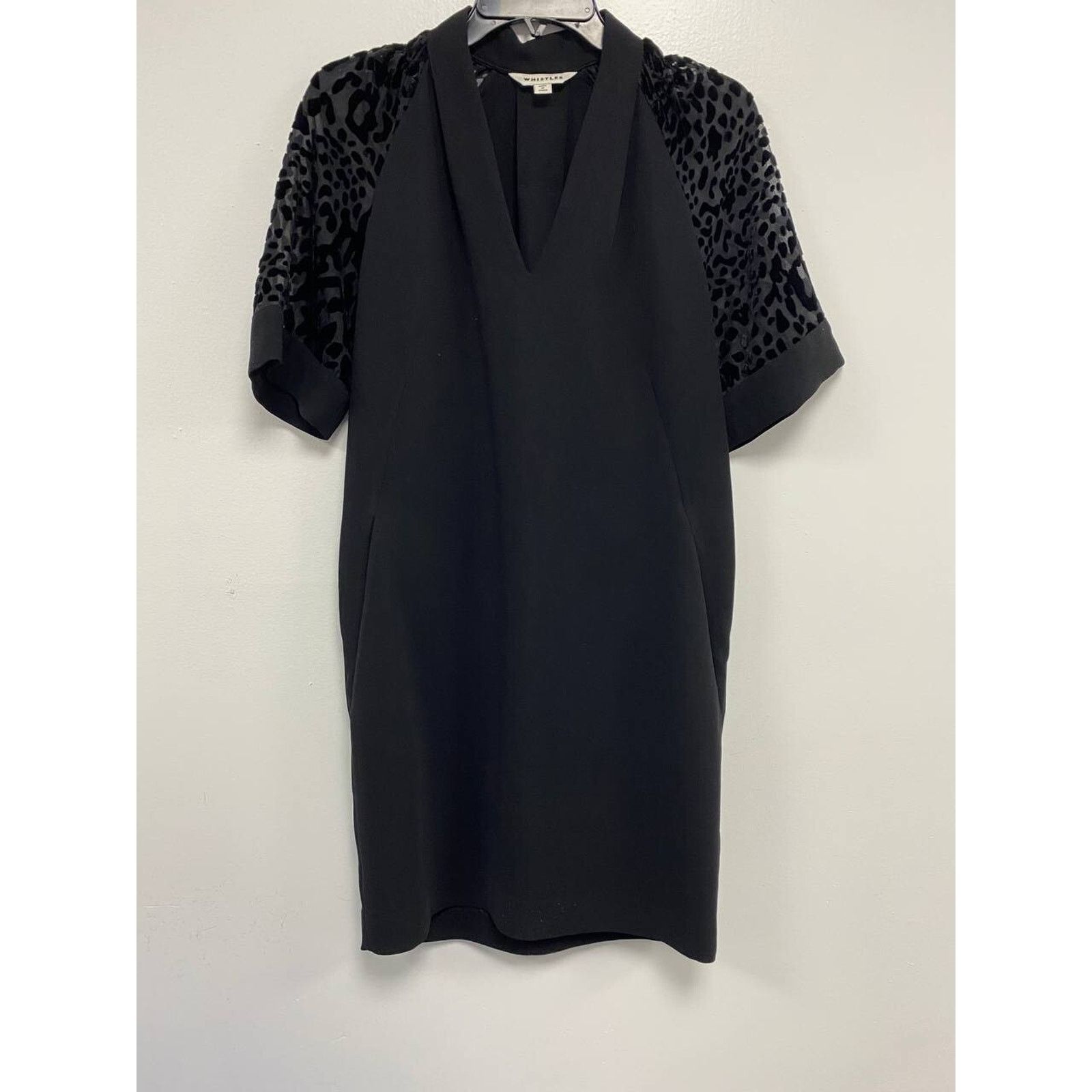Whistles Whistles office Lina Animal print Sleve Dress Size 2 A000475 Size XS / US 0-2 / IT 36-38 - 4 Thumbnail