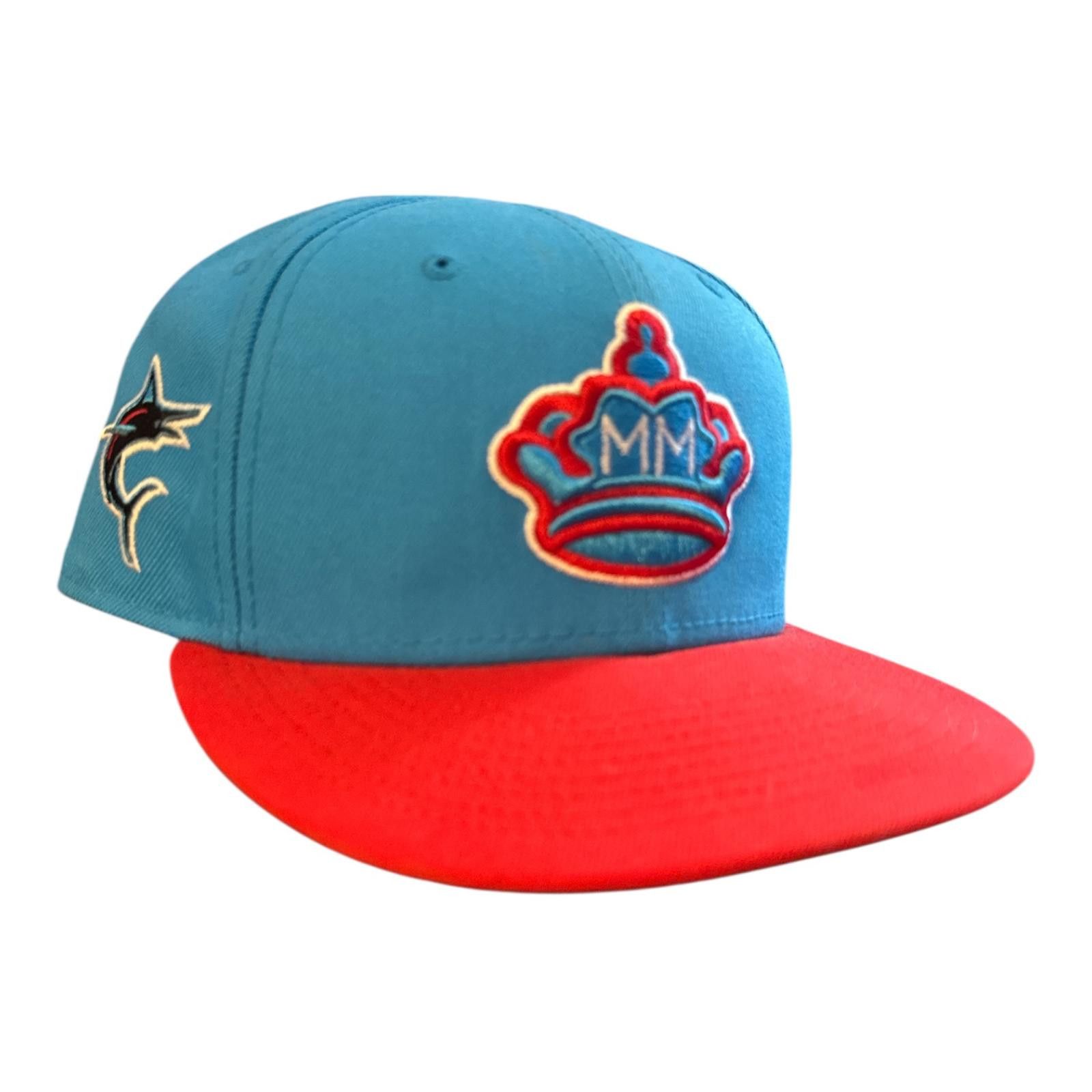 New Era New Era 59FIFTY Miami Marlins Fitted Baseball Cap 7 3/8 Size ONE SIZE - 1 Thumbnail