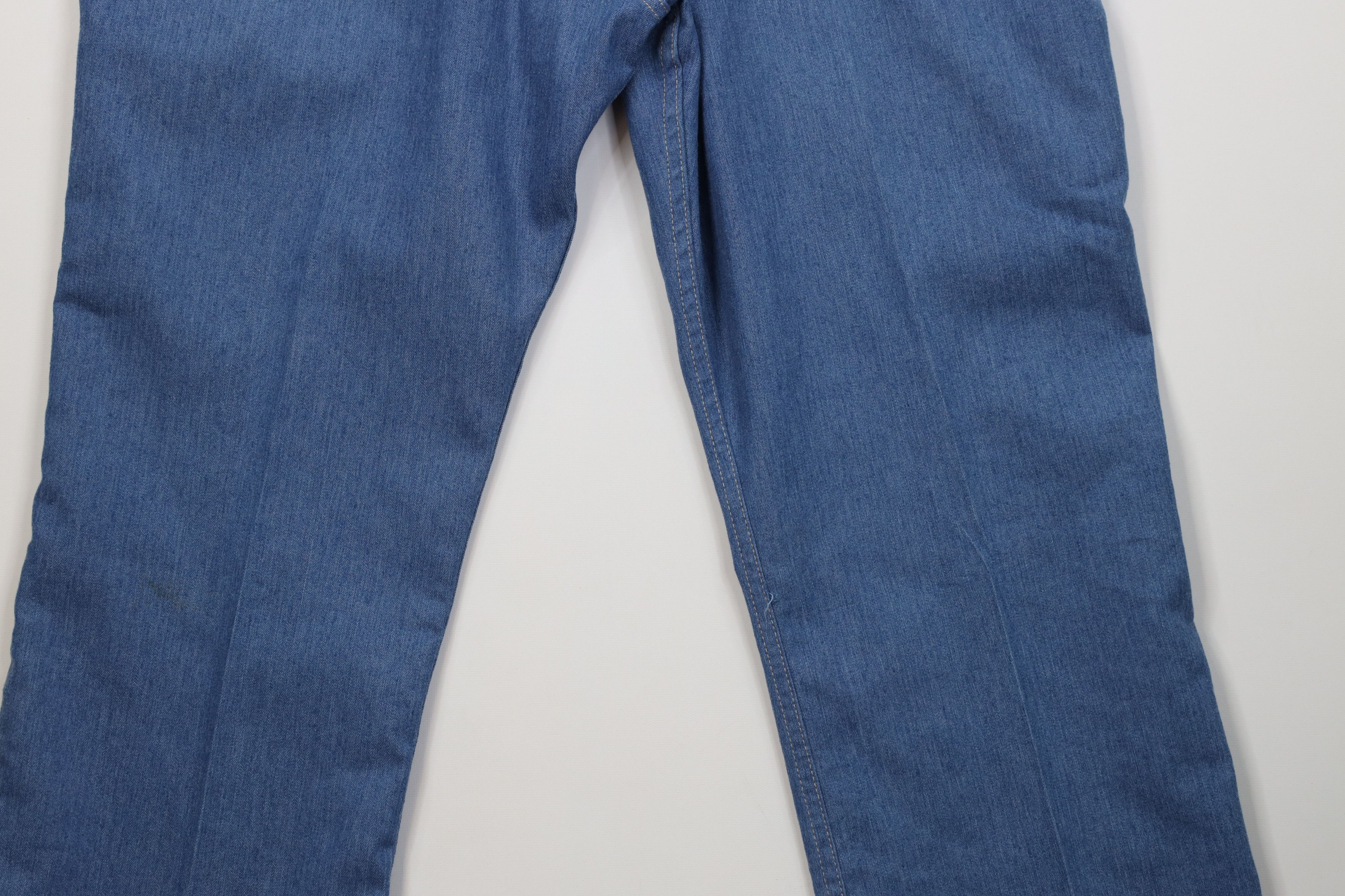 Vintage Vintage 90s Streetwear Flared Wide Leg Denim Jeans Blue Size US 42 / EU 58 - 14 Thumbnail