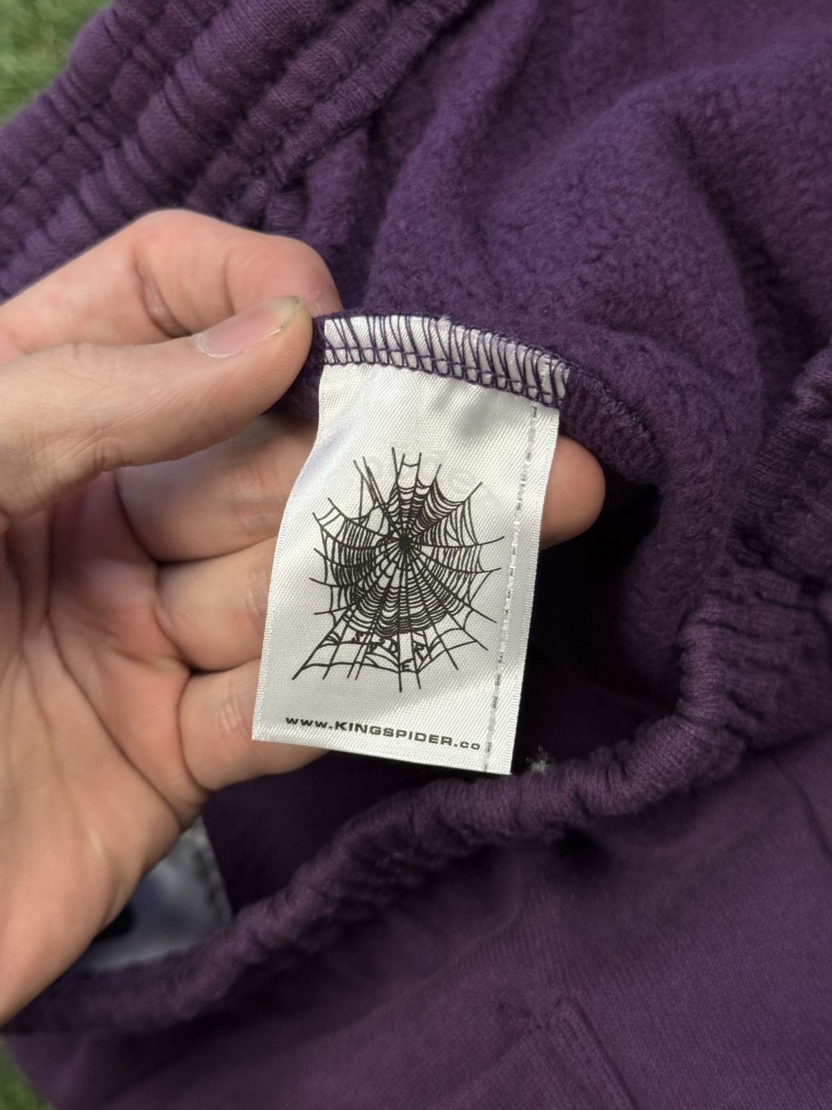 Sp5der Spider Worldwide Purple Sweatpants Size M (NEW) Size US 30 / EU 46 - 9 Thumbnail