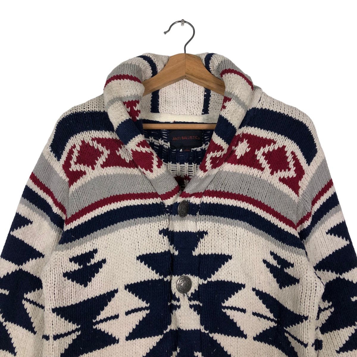 Japanese Brand 🔥Double Collar Anti Ballistic Navajo Aztec Design Size US L / EU 52-54 / 3 - 2 Thumbnail