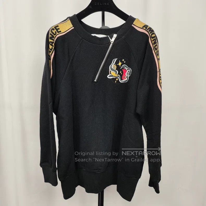 Givenchy Givenchy Black Crewneck Sweatshirt, Size L, Style 250326LC Size US L / EU 52-54 / 3 - 1 Thumbnail