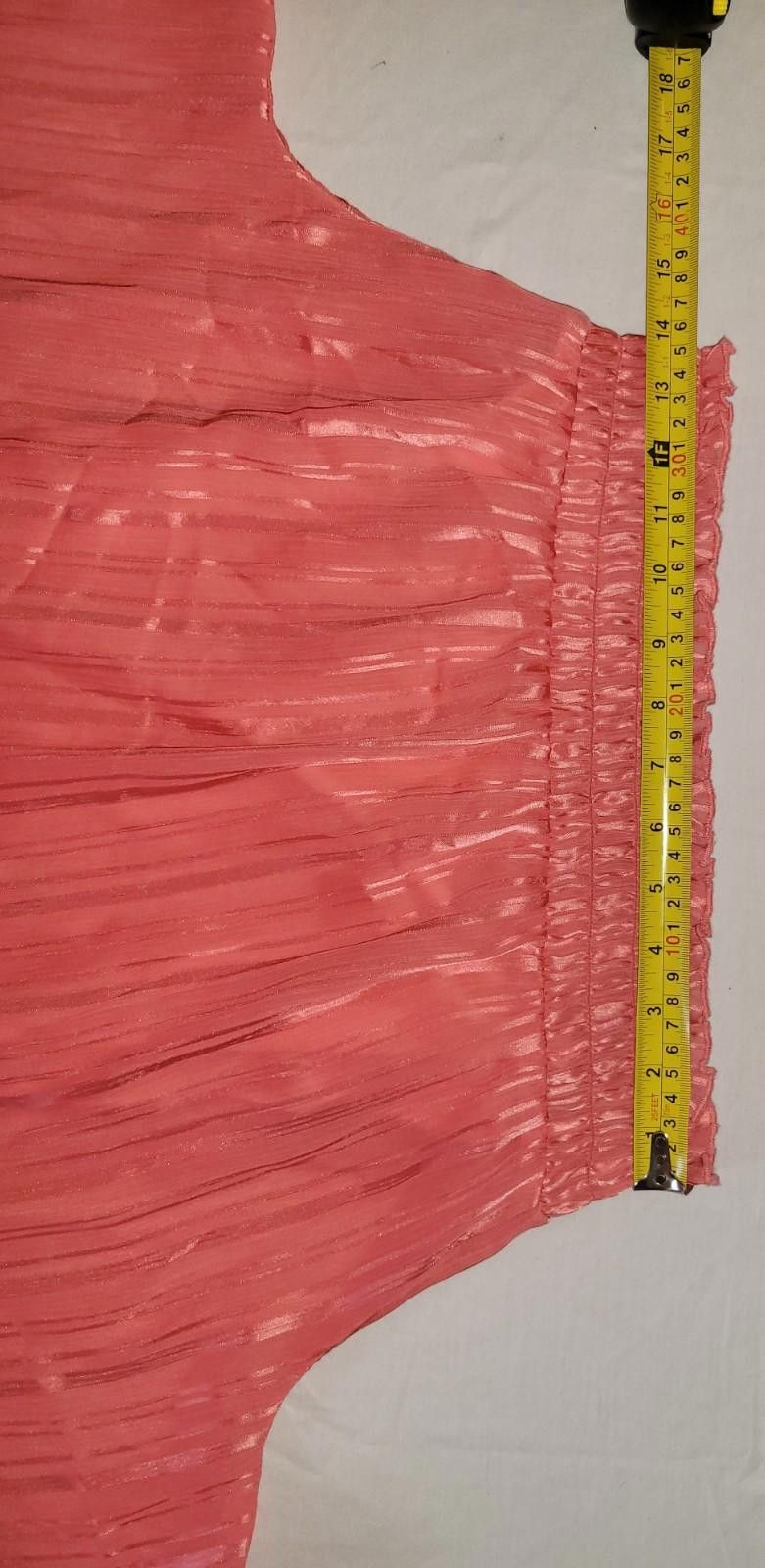 Designer BCX women's large salmon blouse Size L / US 10 / IT 46 - 3 Thumbnail