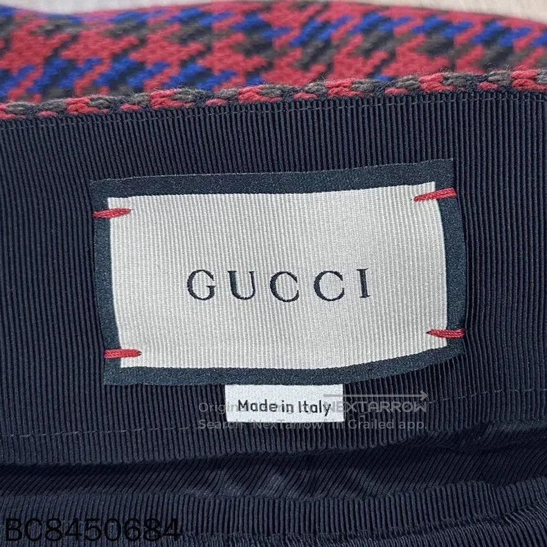 Gucci Gucci A thousand-bird check gold buckle woollen short skir Size 26" / US 2 / IT 38 - 4 Thumbnail