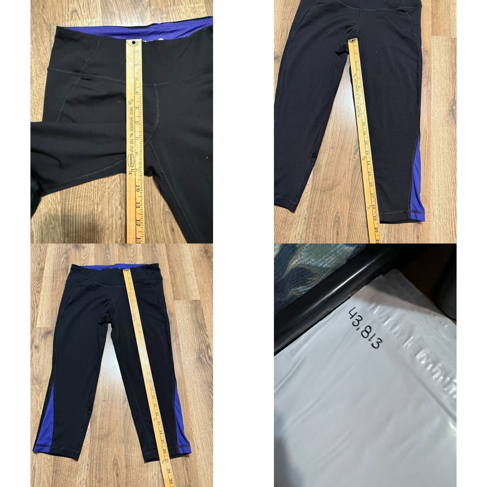 Old Navy Old Navy Capris Women's Activewear Leggings Pull On Capri Black M Modern, Athleisure, Casual Womens Size 32" / US 10 / IT 46 - 8 Thumbnail
