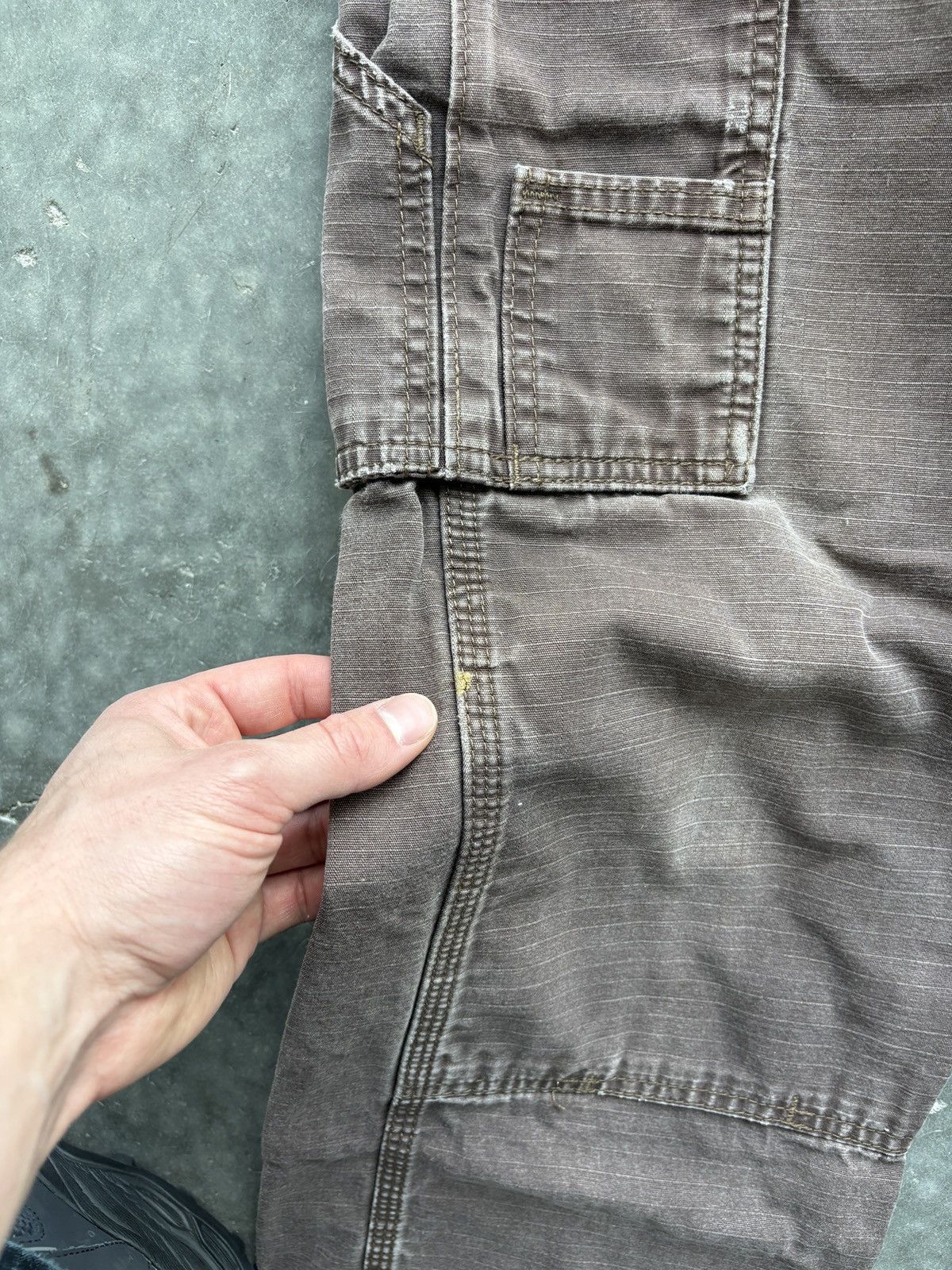 Vintage Vintage Y2K Wrangler Riggs Double Knee Carpenter Pants 32x30 Size US 32 / EU 48 - 7 Thumbnail