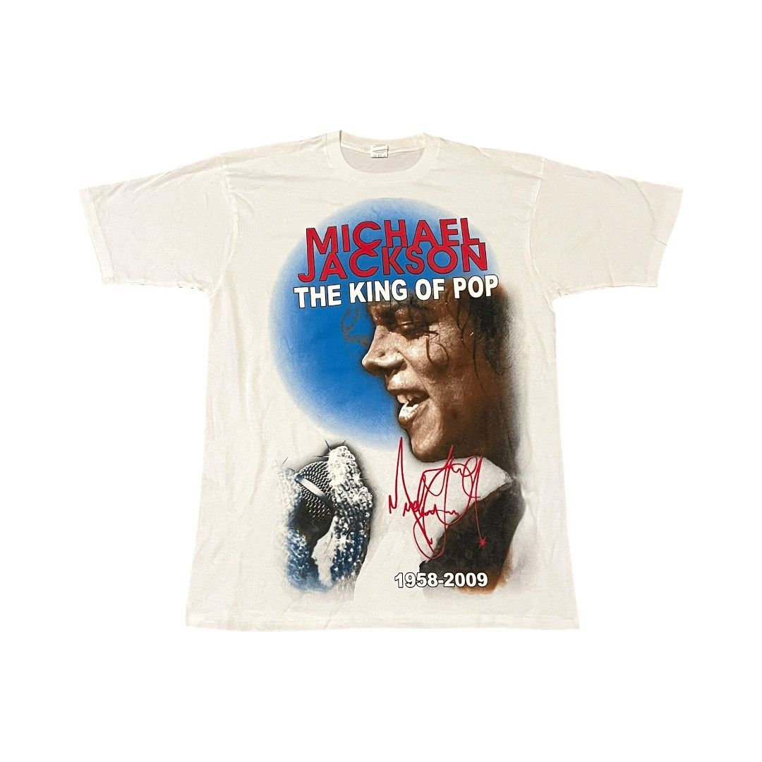 Michael Jackson VINTAGE RIP Michael Jackson T Shirt Large 2009 DEADSTOCK Size US XL / EU 56 / 4 - 1 Thumbnail