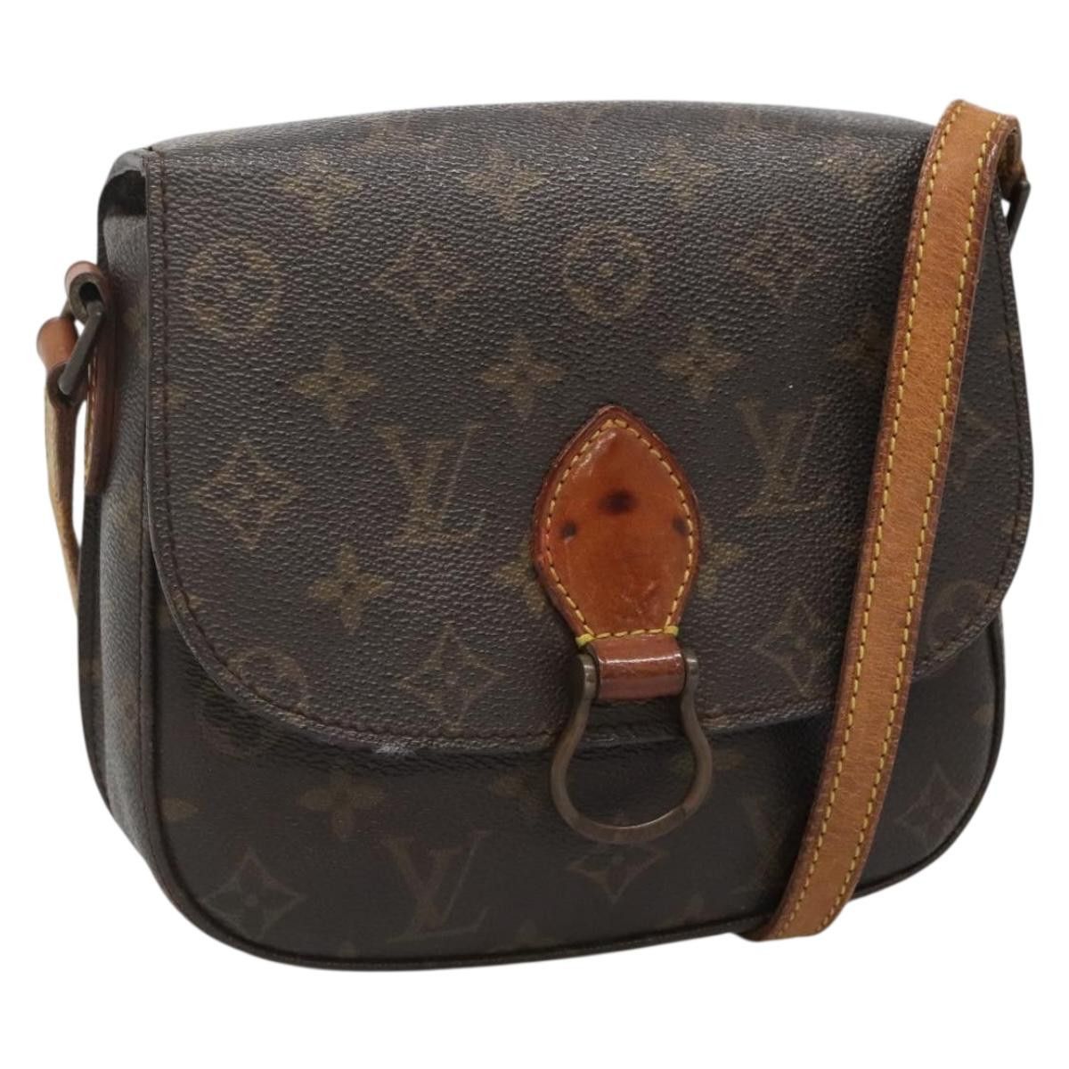 LOUIS VUITTON Monogram Saint Cloud MM Shoulder Bag M51243