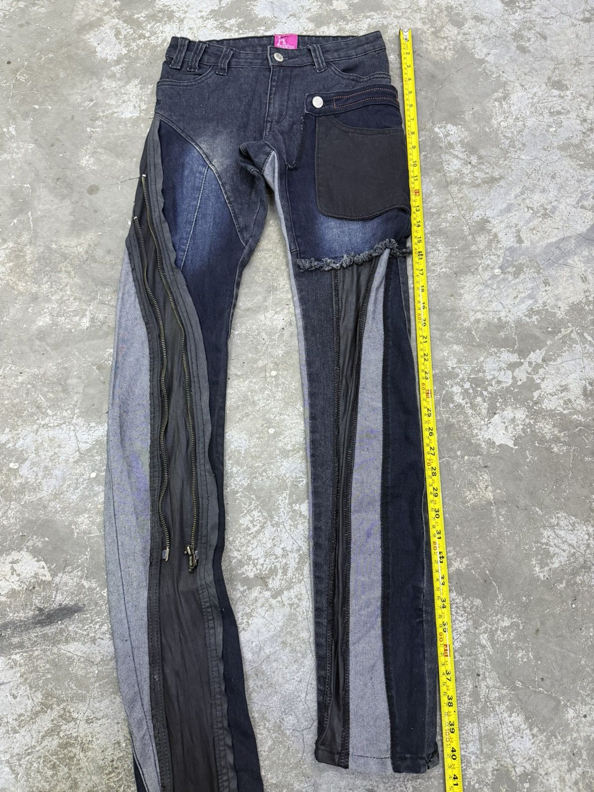 If Six Was Nine H.anarchy H.naoto Punk style denim pants Size US 27 - 12 Thumbnail