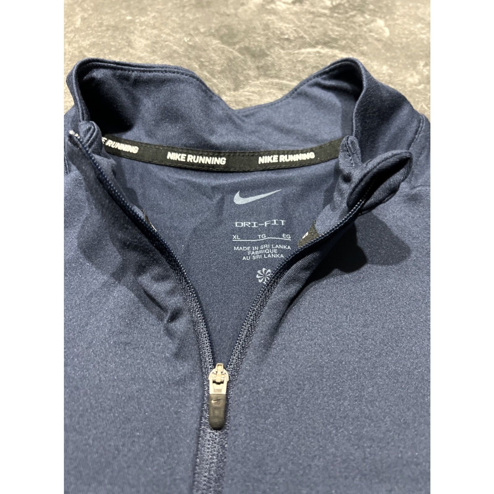 Nike Nike Dri-FIT Running Jacket 1/4 Zip XL Men’s Navy Blue Athletic Top Size US XL / EU 56 / 4 - 5 Thumbnail