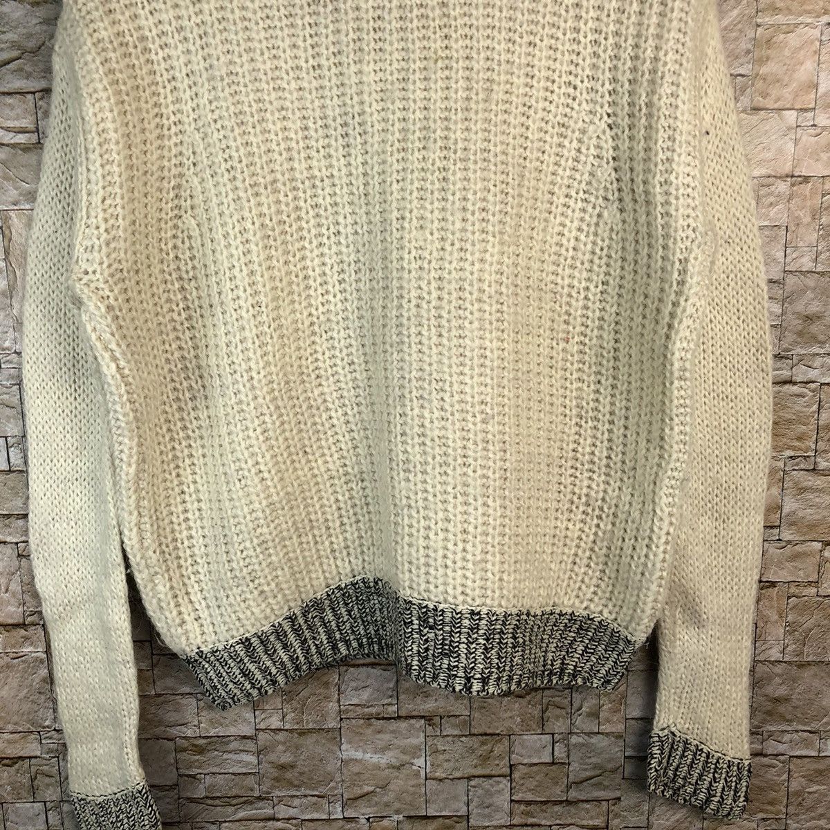 Homespun Knitwear × Japanese Brand × Kate Spade Kate Spade Saturday White mohair Knitwear #A1189 Size S / US 4 / IT 40 - 6 Thumbnail