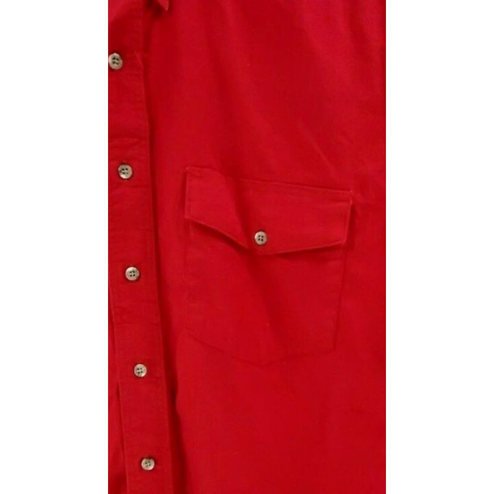 Wrangler WRANGLER Mens Size 18-36 X-Long Red Button Up Western Long Sleeve Shirt Size US XXL / EU 58 / 5 - 2 Thumbnail