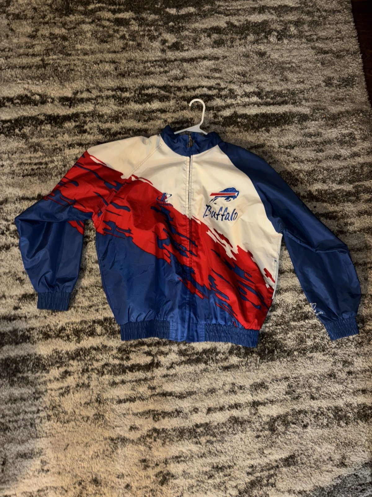 NFL × Vintage RARE Buffalo Bills 90s SPLASH Logo windbreaker NFL Pro vtg Size US L / EU 52-54 / 3 - 1 Thumbnail