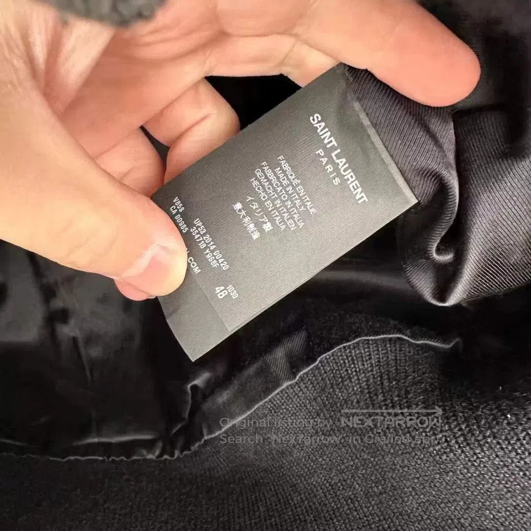 Saint Laurent Paris Saint Laurent SLP Gray Baseball Jacket. Size US M / EU 48-50 / 2 - 4 Thumbnail