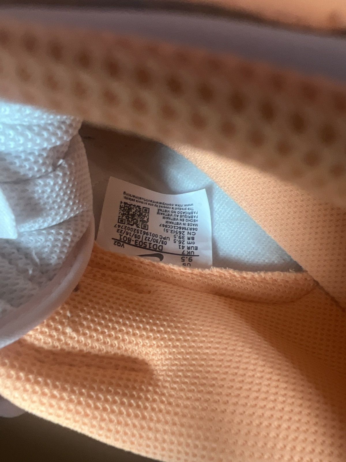 Nike Nike Dunk Low Peach Cream Size US 8.5 / IT 38.5 - 12 Thumbnail