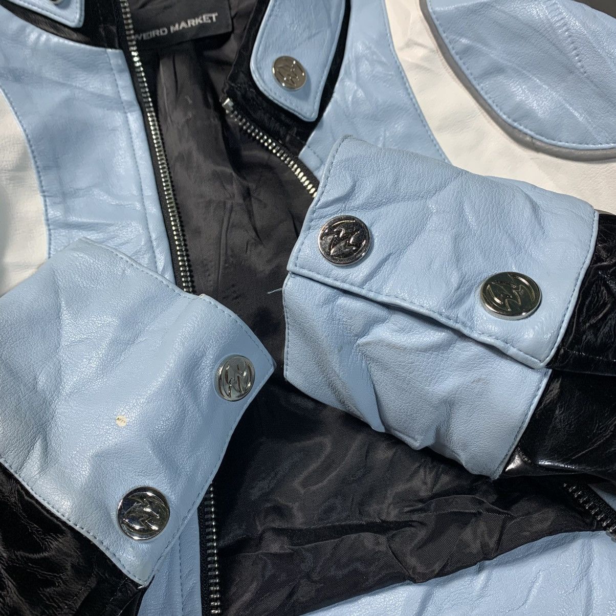 Japanese Brand 2000s Weird Market Bikers Leather Jacket Ifsix Lgb Style Size S / US 4 / IT 40 - 12 Thumbnail