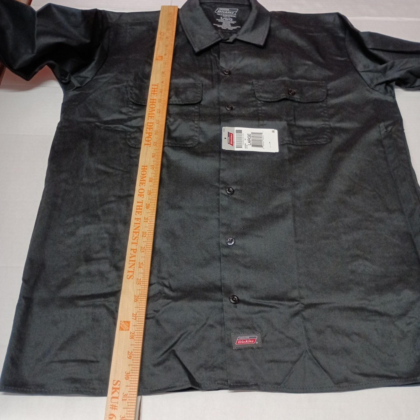 Dickies Dickies Essential Work Shirt Men's Size L Black Temp Control Size US L / EU 52-54 / 3 - 6 Thumbnail