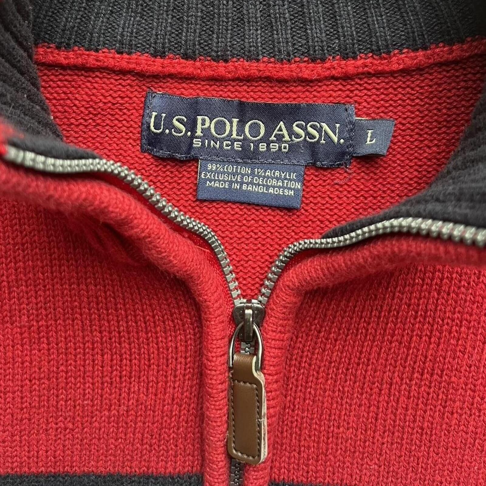 U.S. Polo Assn. US Polo Assn Quarter-Zip Pullover Sweater Men's Size Large Size US M / EU 48-50 / 2 - 3 Thumbnail