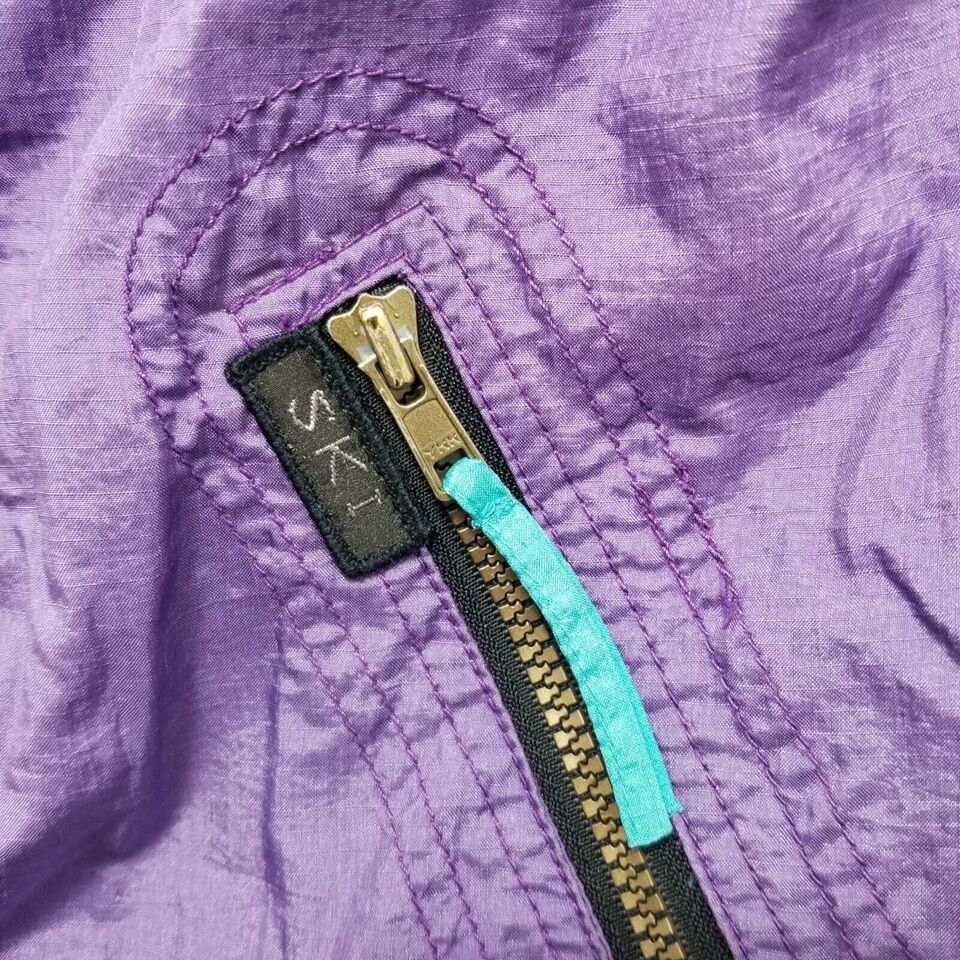 Other VINTAGE Ski Jacket Womens Medium Full Zip Pockets Outdoor Size M / US 6-8 / IT 42-44 - 5 Thumbnail