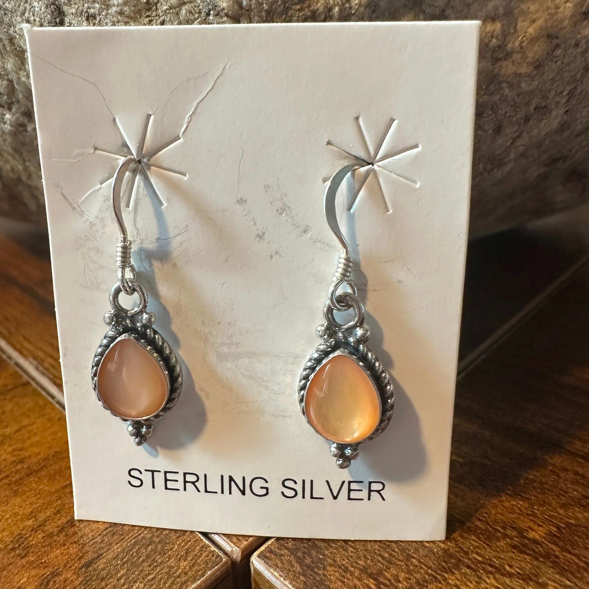 Other MysticAura: Sterling Silver & Opal Drop Earrings Gift Size ONE SIZE - 1 Thumbnail