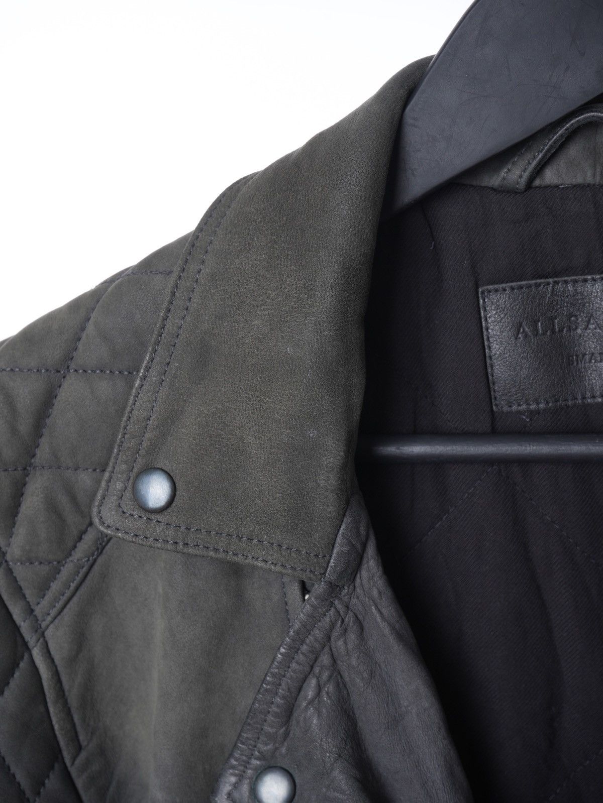 Allsaints ALLSAINTS KENJI BIKER JACKET MEN'S SUEDE Leather Size US S / EU 44-46 / 1 - 2 Thumbnail