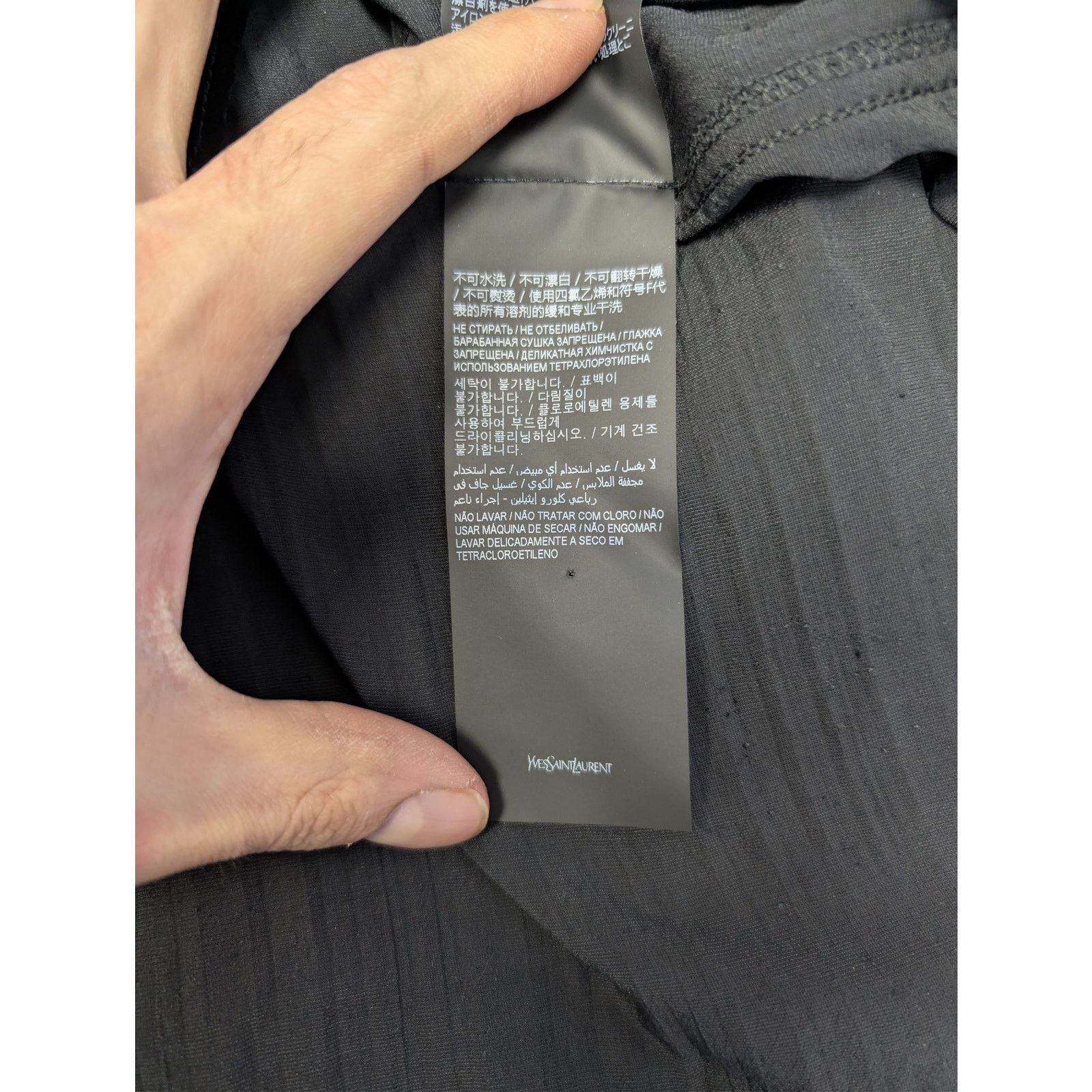Saint Laurent Paris o1rshd1 CC20 Devore Ribbed Velvet Classic Western Shirt Size US M / EU 48-50 / 2 - 18 Thumbnail