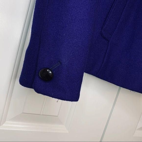 Old Navy Old Navy Sapphire Blue Lined Button Front Pea Coat Medium Size M / US 6-8 / IT 42-44 - 5 Thumbnail