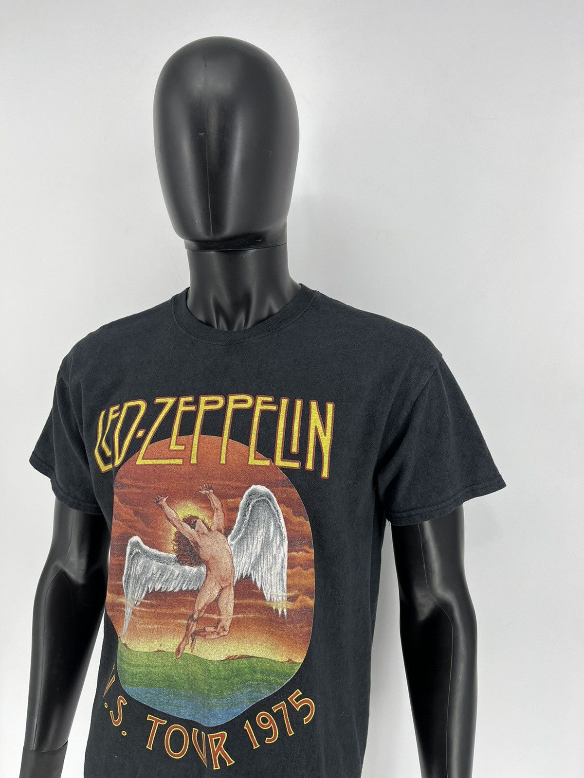 Band Tees Vintage Y2K 00s Led Zeppelin U.S. Tour 1975 Band T-Shirt Size US M / EU 48-50 / 2 - 4 Thumbnail
