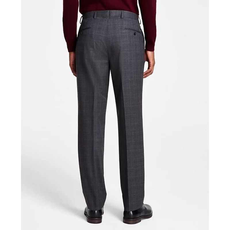 Michael Kors Michael Kors Men's Grey Plaid Marvin Dress Pants 40W 32L Size US 40 / EU 56 - 2 Thumbnail