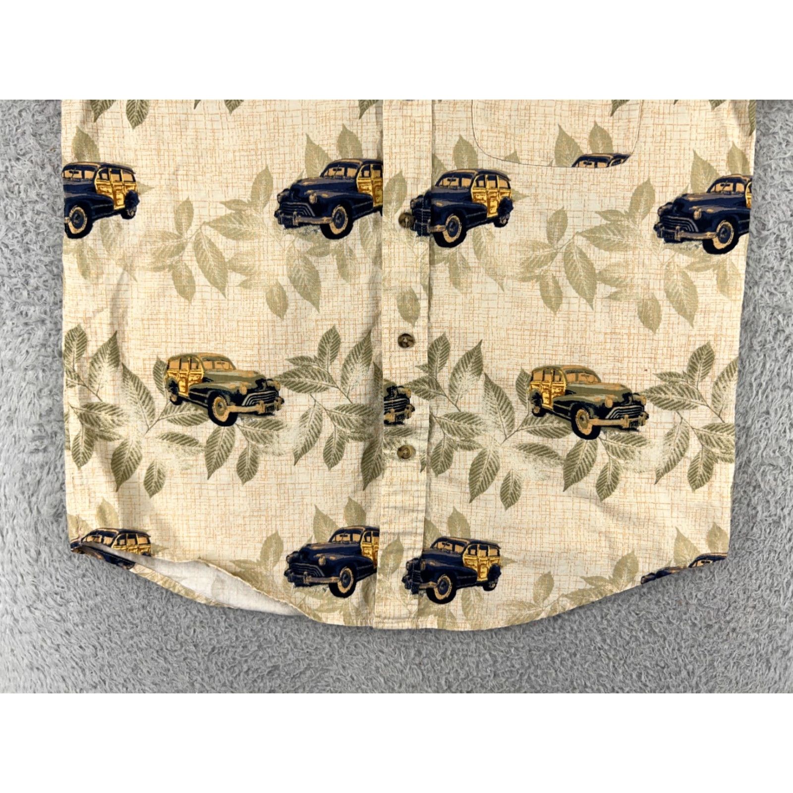 Vintage VINTAGE Puritan Shirt Men Medium Beige Floral Aloha Hawaiian Button-Up Shirt Mens Size US M / EU 48-50 / 2 - 5 Thumbnail