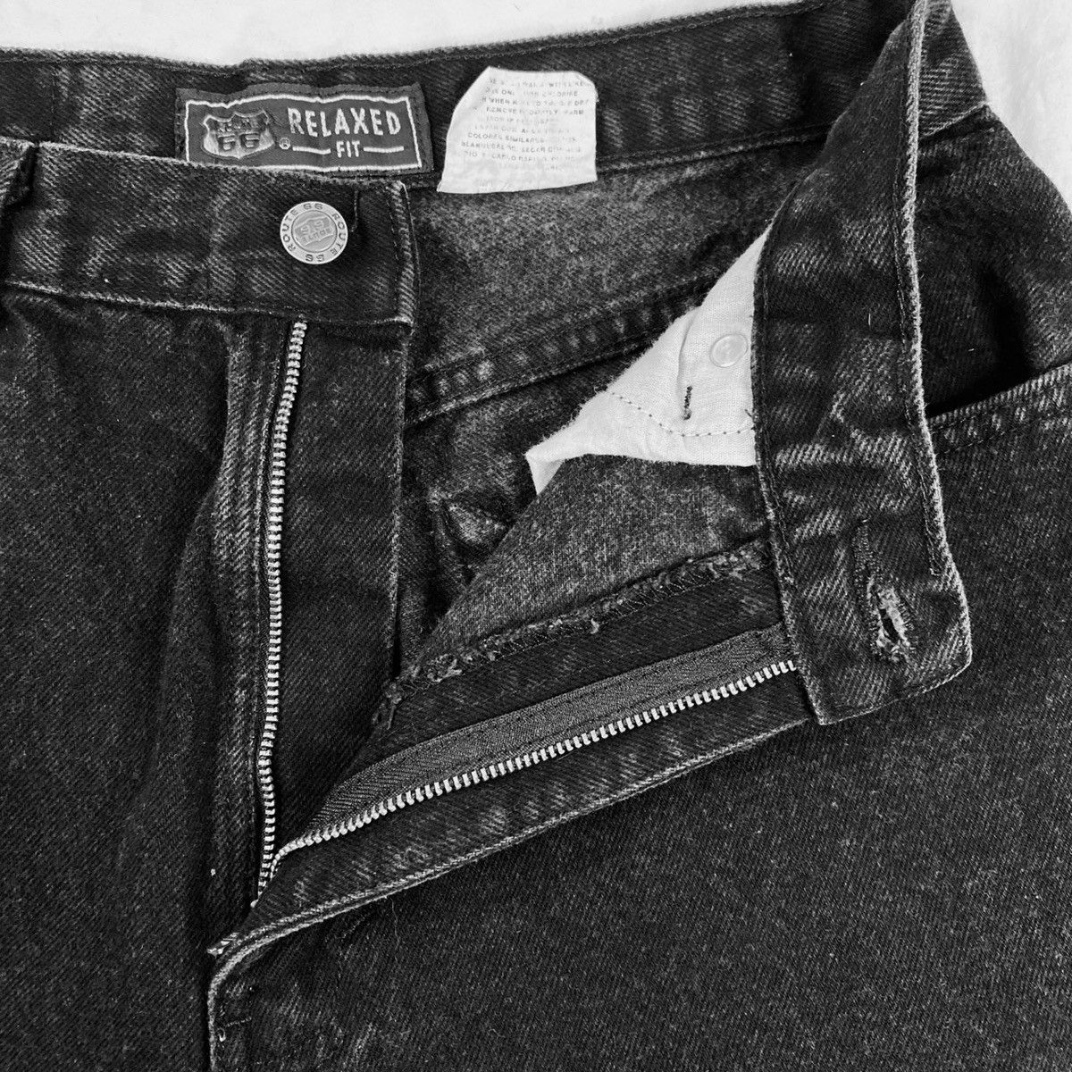 Route 66 Route 66 Jeans Womens Black Relaxed Fit *FLAW* GUC Size 34" / US 12 / IT 48 - 6 Thumbnail