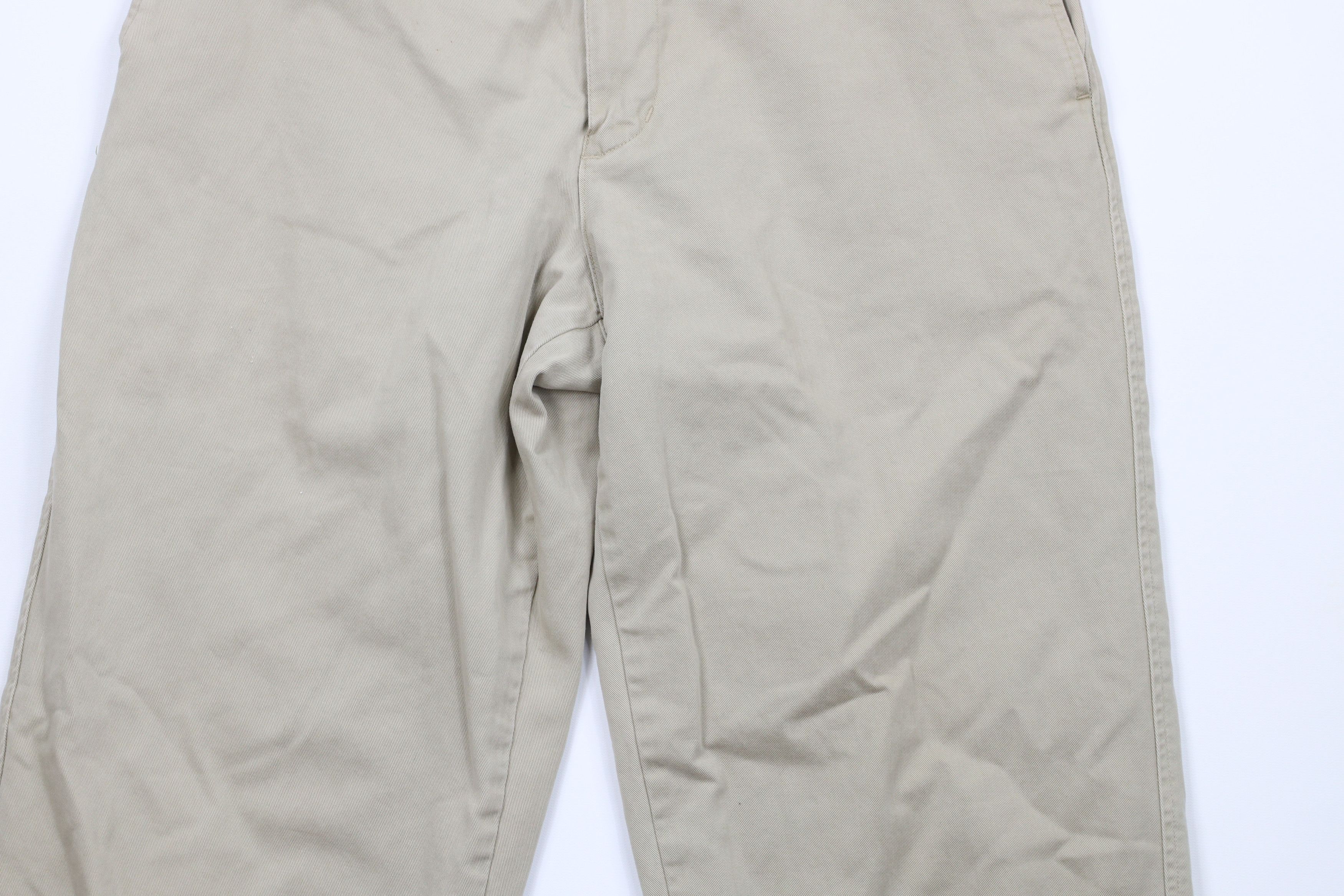 Gap Vintage Y2K Gap Flannel Lined Chino Pants Beige 32x32 Size US 32 / EU 48 - 4 Thumbnail