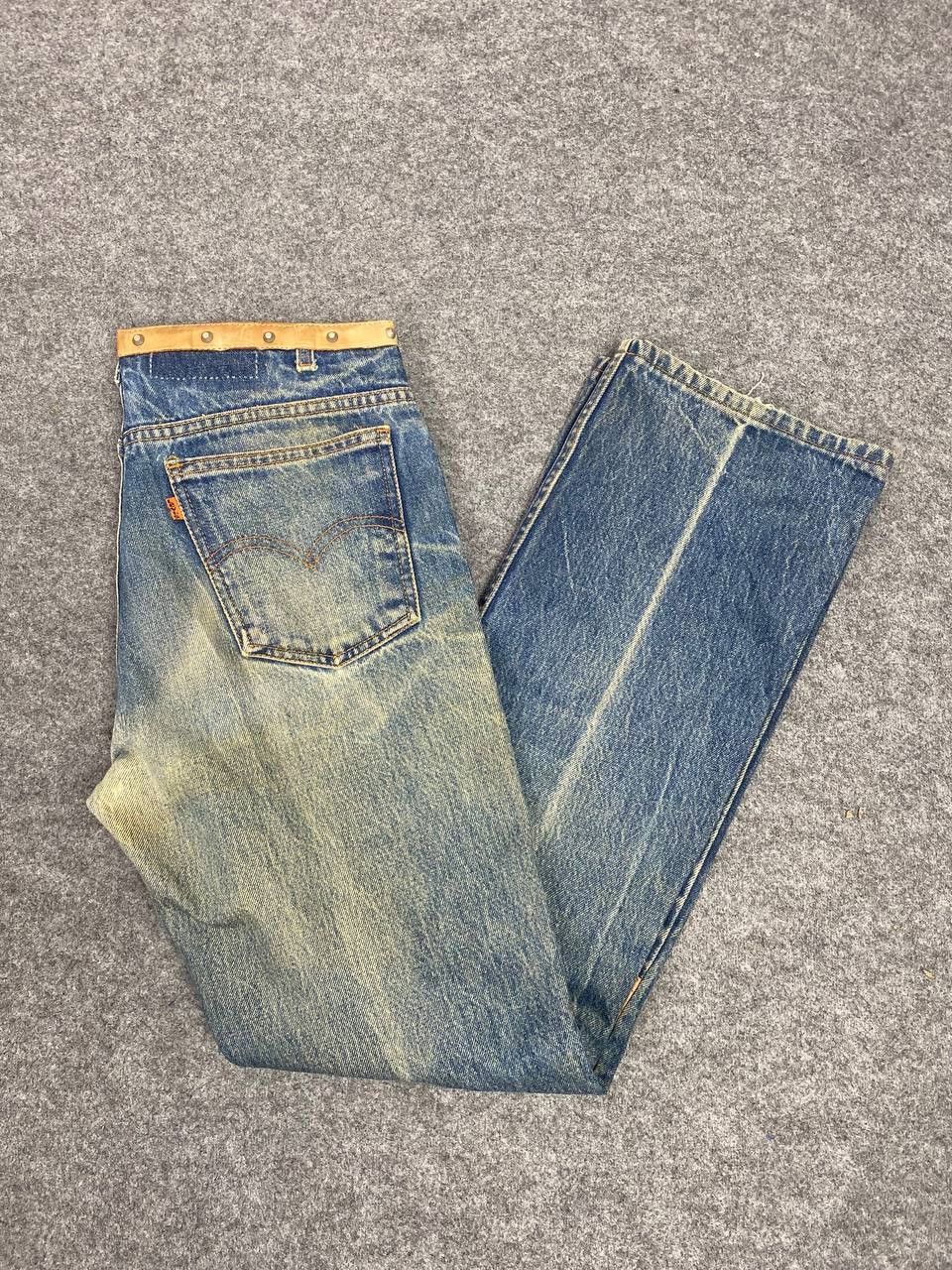 Levi's vintage levis orange tab custom leather g.guaglianone italy Size US 32 / EU 48 - 3 Thumbnail