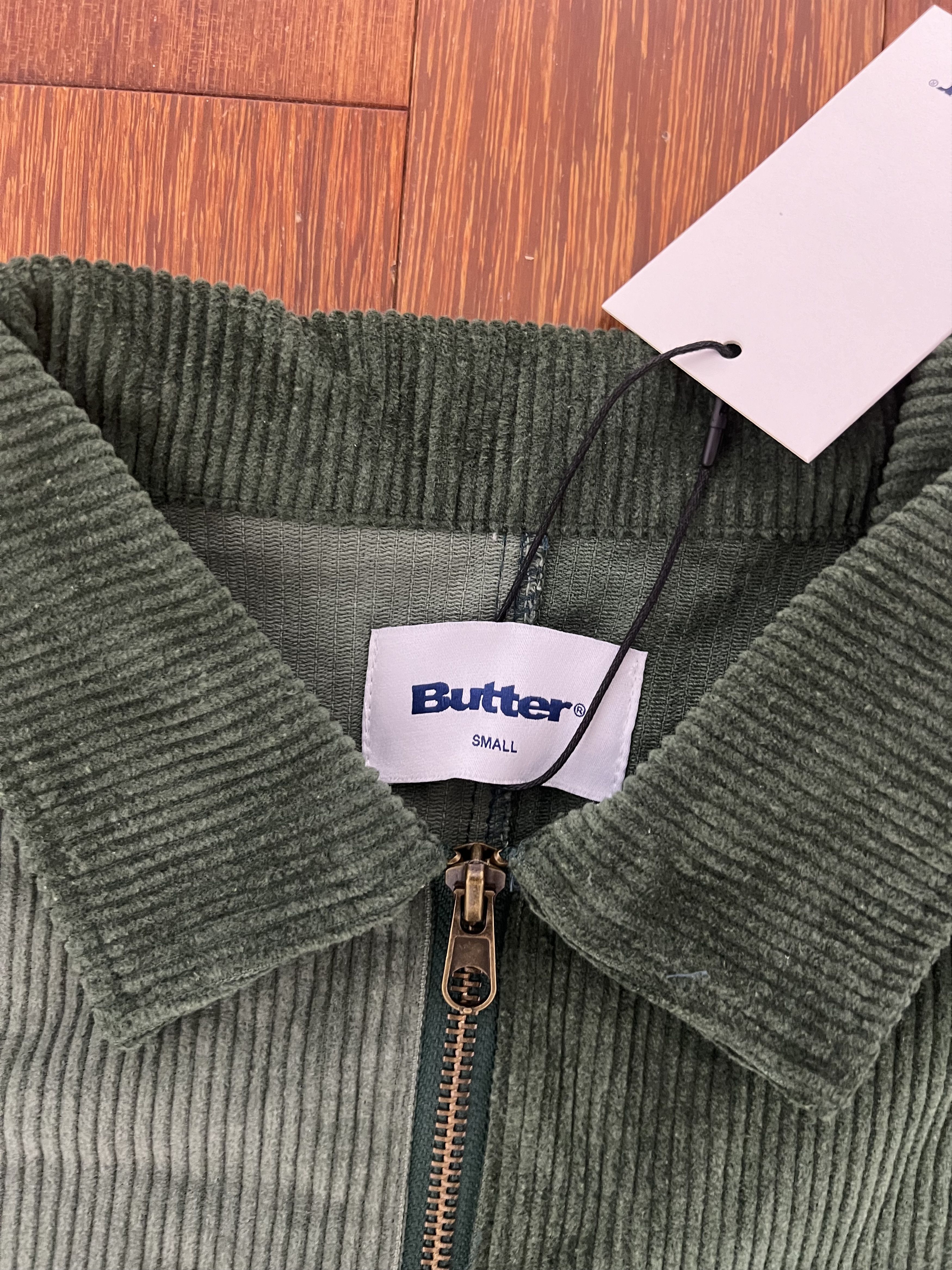 Butter Goods 💚 Butter Goods Corduroy Patchwork Pullover Foliage NEW Size US S / EU 44-46 / 1 - 7 Thumbnail