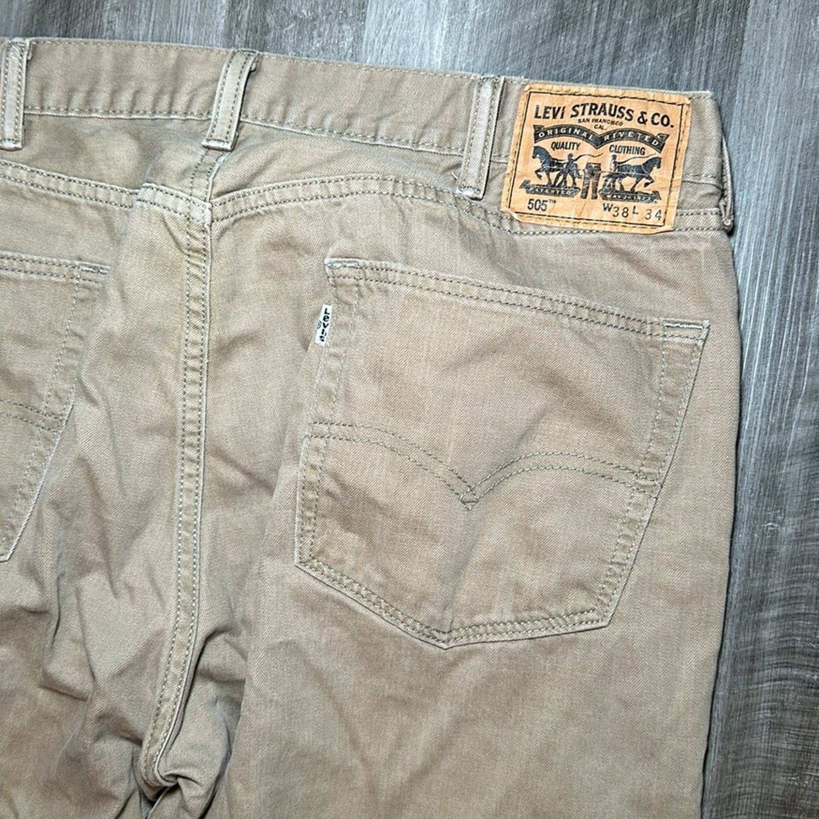 Levi's Levi’s 505 Straight Fit Jeans - 38 Size US 38 / EU 54 - 5 Thumbnail