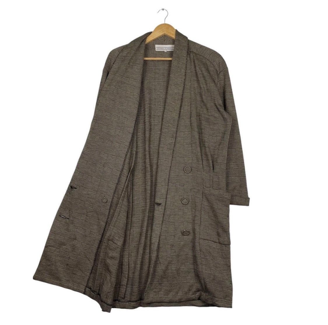 Norma Kamali × Vintage 💥VTG NORMA KAMALI CLASSIC LONGCOAT Size L / US 10 / IT 46 - 10 Thumbnail