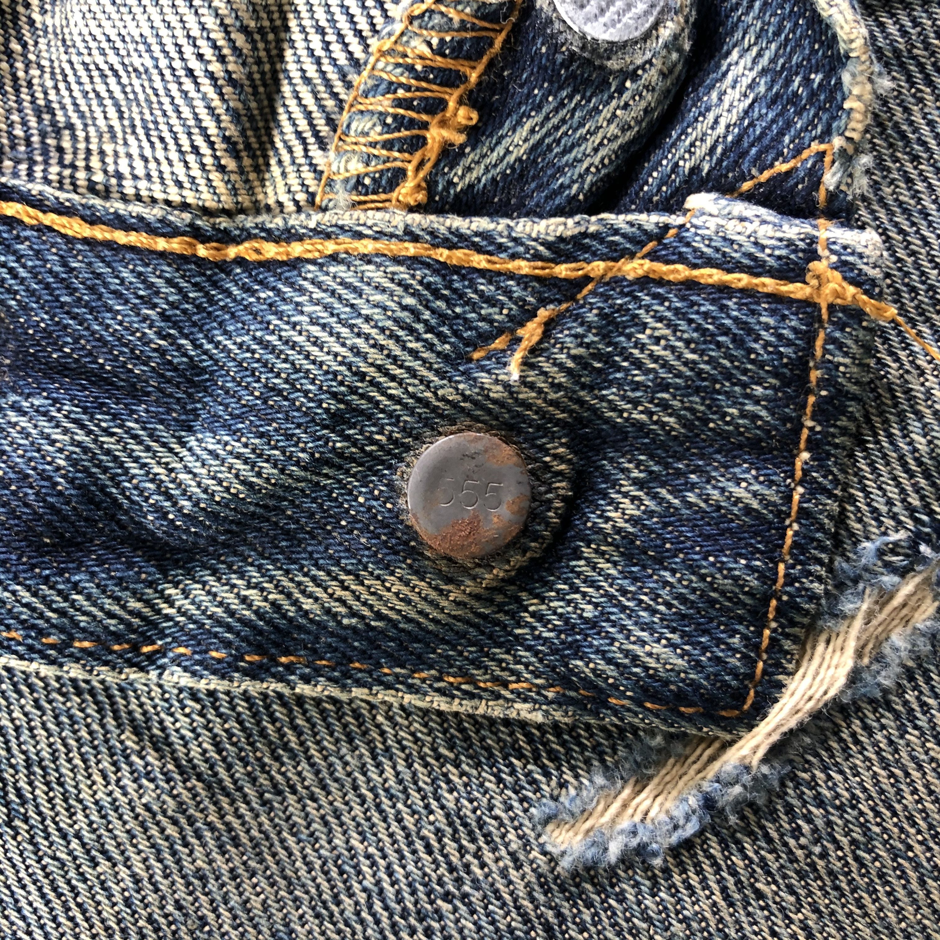 Levi's × Vintage 90s Vintage Levis 501 Selvedge Jeans-J3892 Size US 29 - 11 Thumbnail