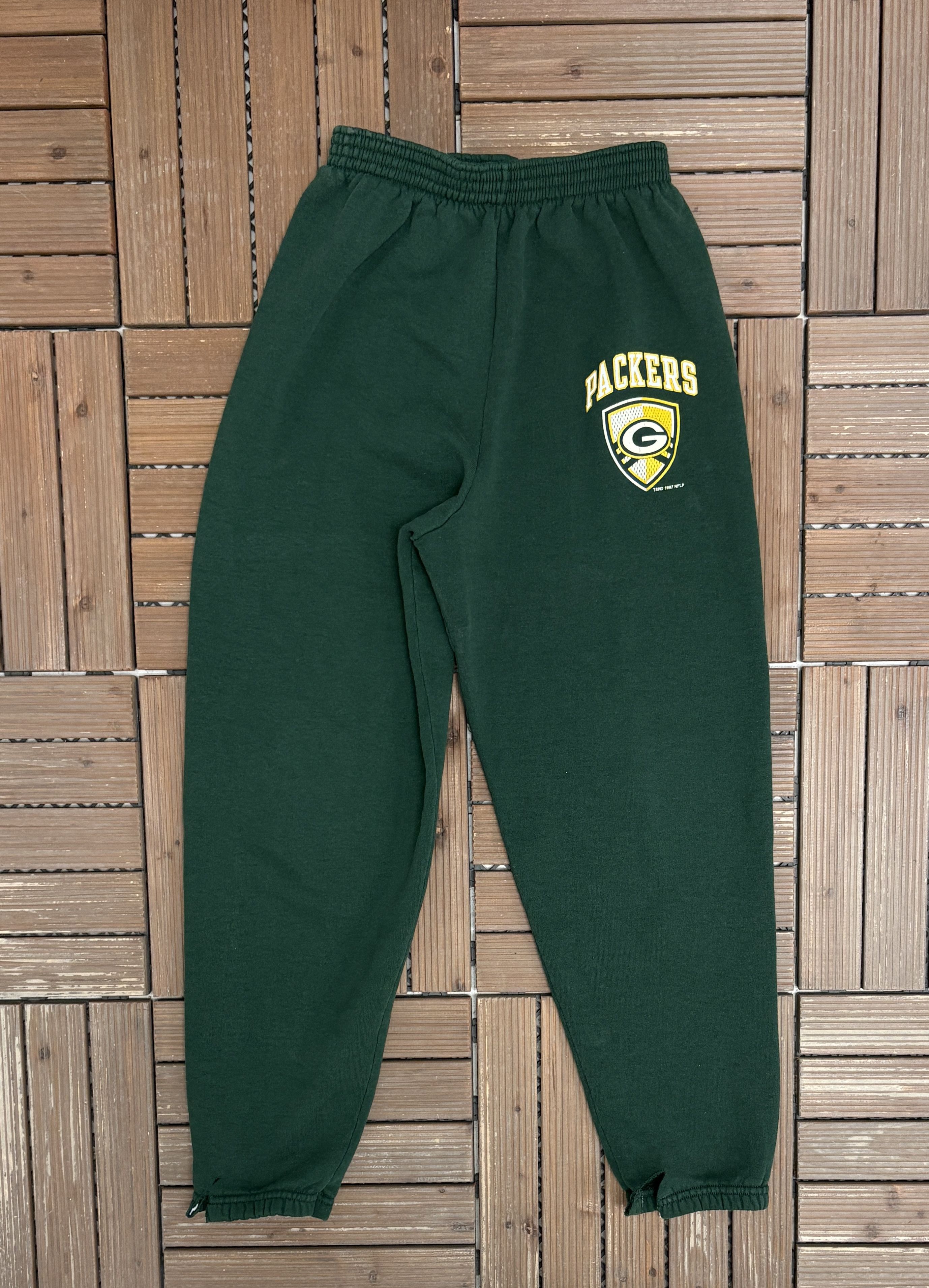 Pro Player × Vintage Green Bay Packers Graphic Vintage Sweat Pants Size US 26 / EU 42 - 2 Thumbnail