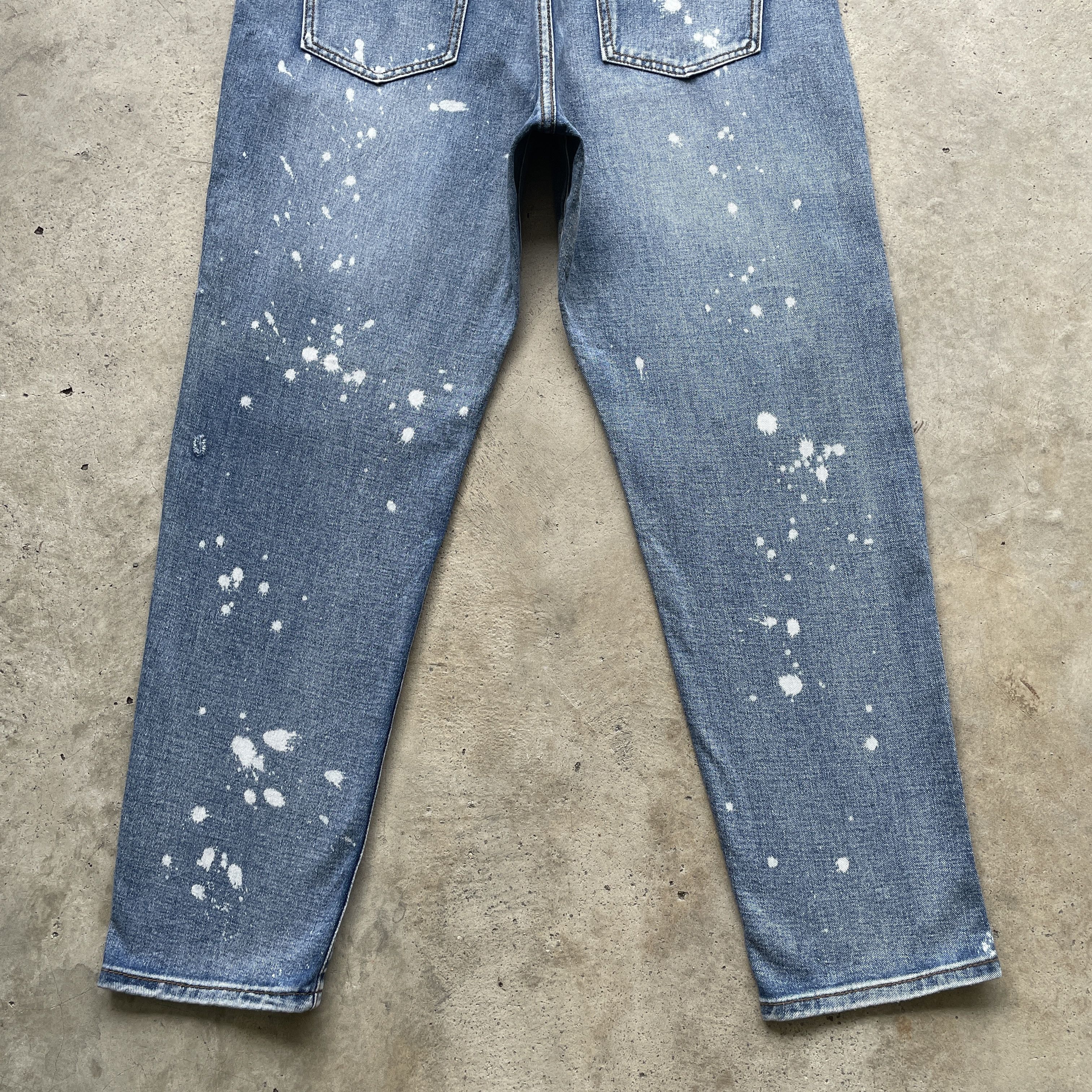 Japanese Brand × Shein Vintage Shein Japan Distressed Splash Painters Jeans Pants Size US 38 / EU 54 - 12 Thumbnail