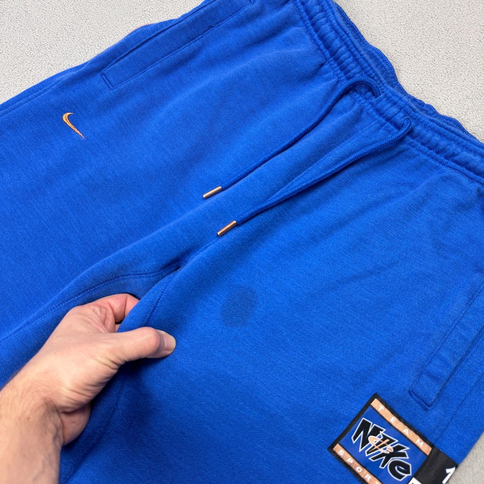 Nike Nike Lil Penny Hardaway Basketball Fleece Joggers Blue XL Size US 34 / EU 50 - 4 Thumbnail