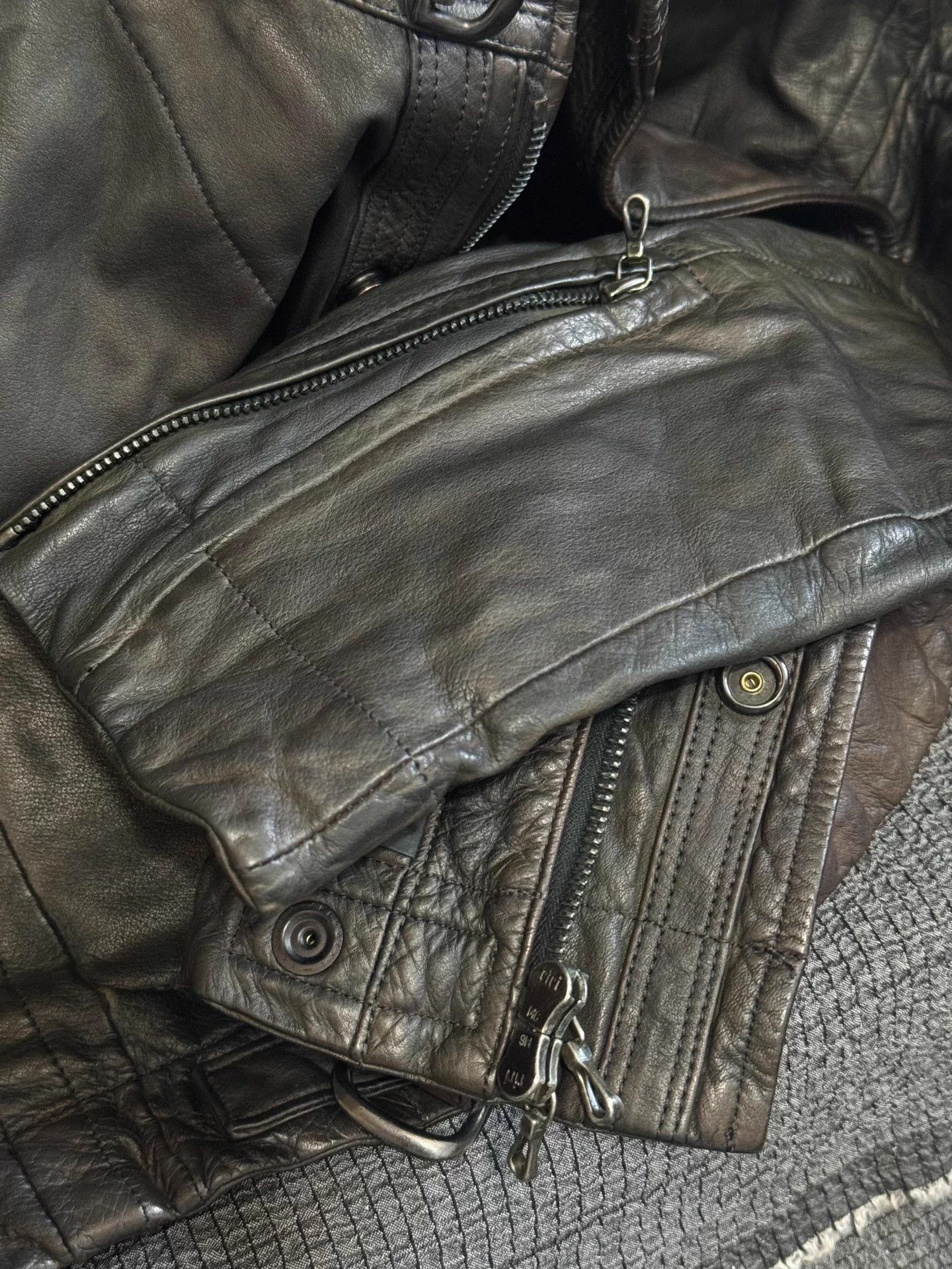 Julius Julius_7 08ss Dark Pioneer Leather Jacket Size US S / EU 44-46 / 1 - 6 Thumbnail