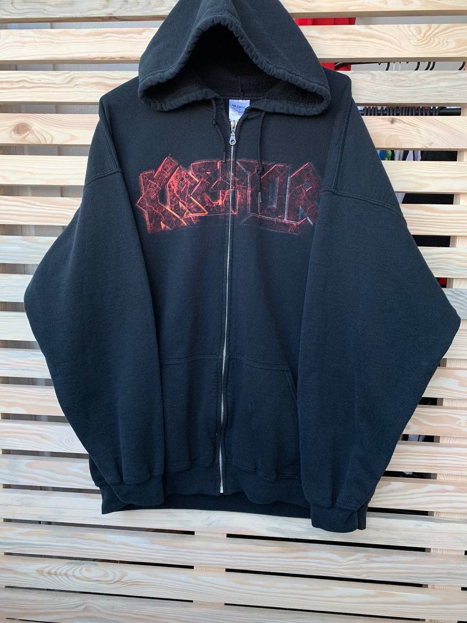 Band Tees × Vintage Vintage Kreator Zip Hoodie Y2K Metal Size US XXL / EU 58 / 5 - 2 Thumbnail