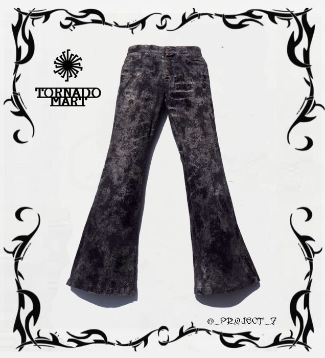 Vintage Archive Tornado Mart Semantic Flare Jeans | Grailed