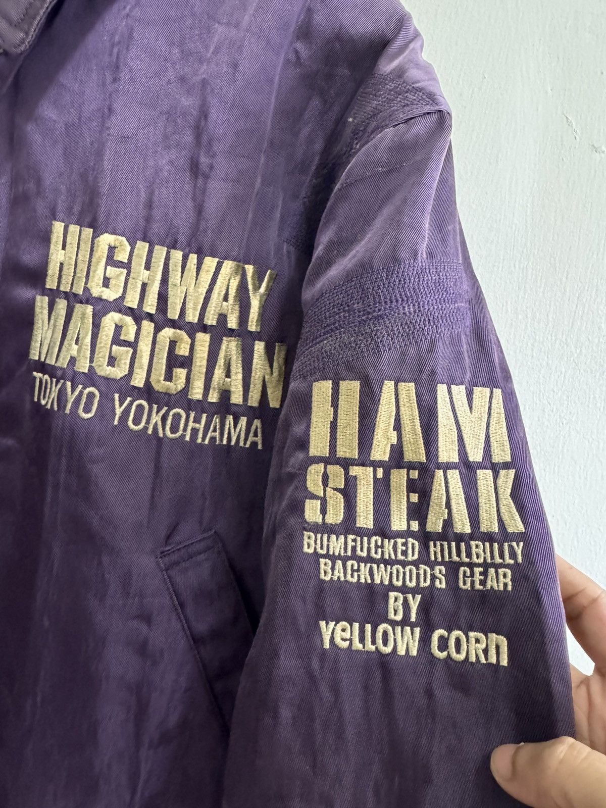YELLOW CORN 90s Yellow Corn Sledge Hammer Highway Magician Tokyo purple Size US XL / EU 56 / 4 - 5 Thumbnail