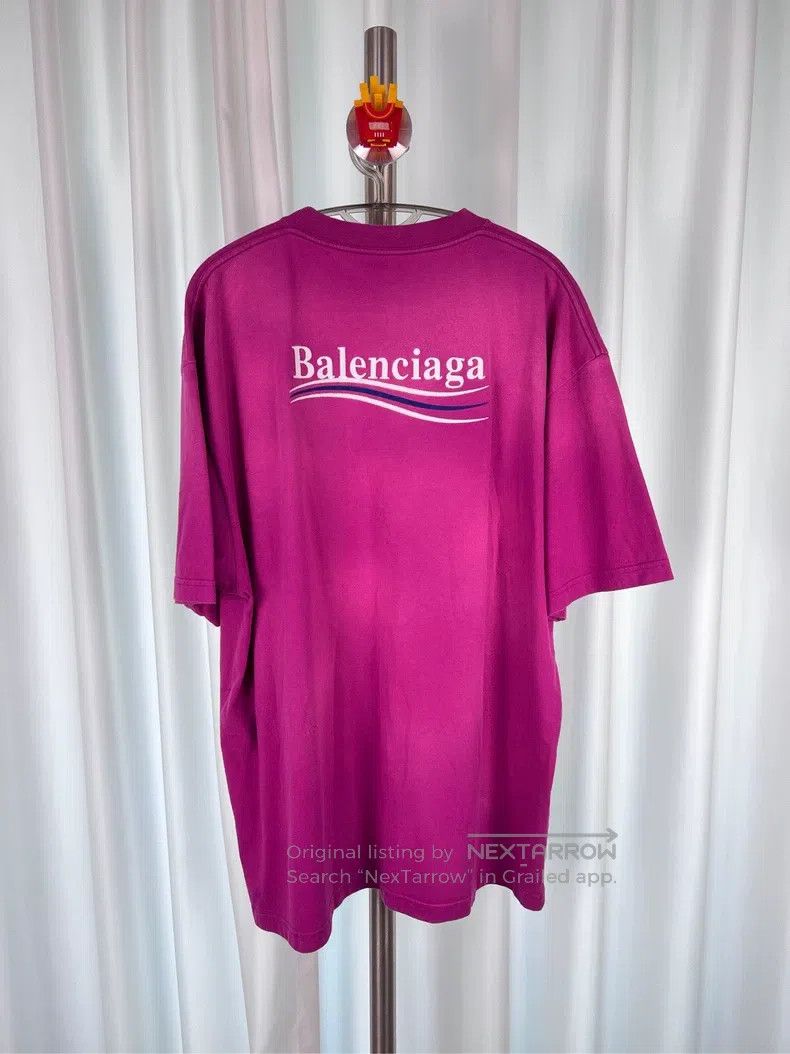 Other Balenciaga Pink Tie-Dye Coca-Cola Wave Short Sleeve T-Shir Size US M / EU 48-50 / 2 - 2 Thumbnail