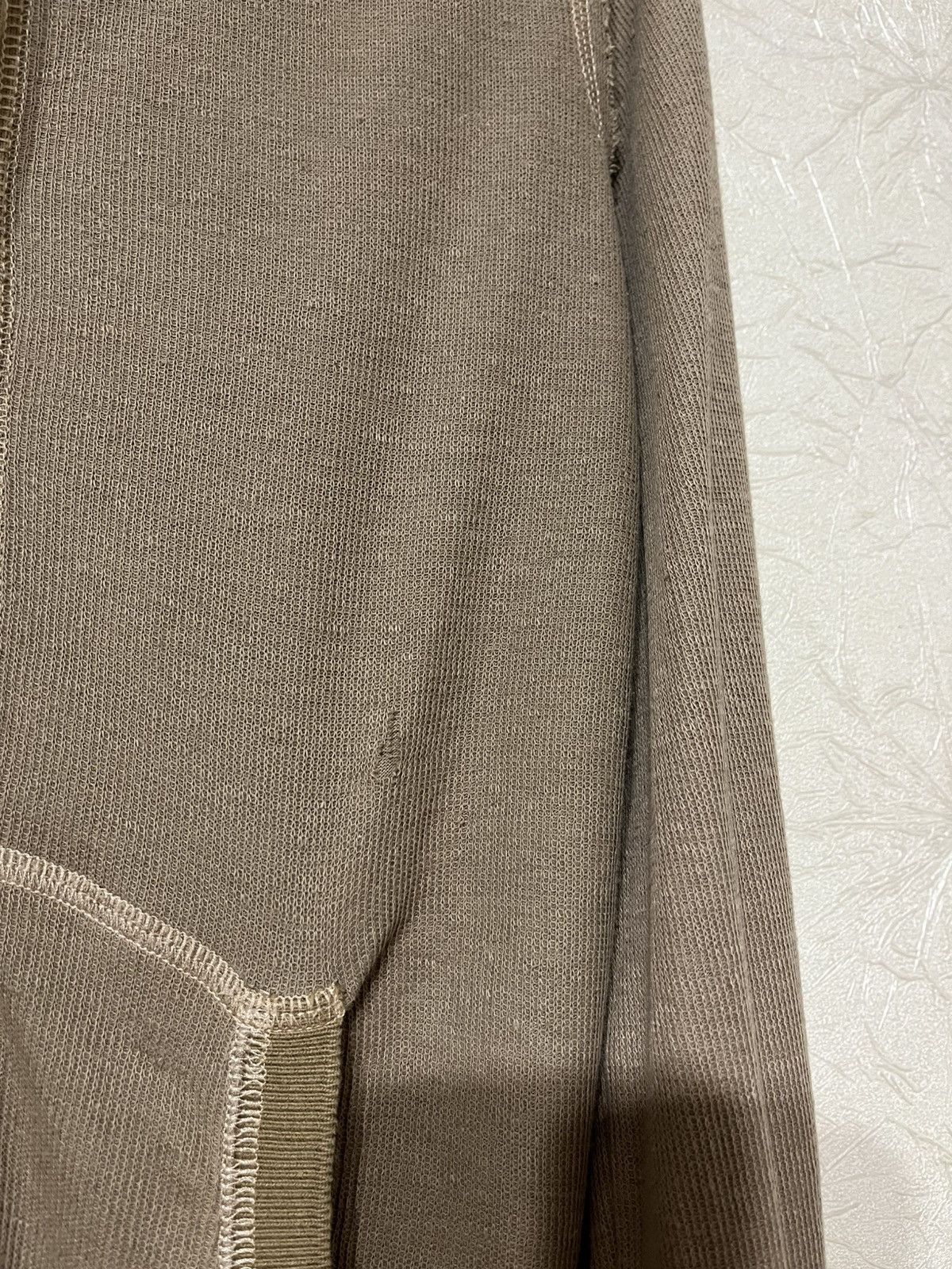 Dolce & Gabbana Dolce&Gabbana Avant Garde Beige Distressed Zip Hoodie Y2K Size US M / EU 48-50 / 2 - 6 Thumbnail