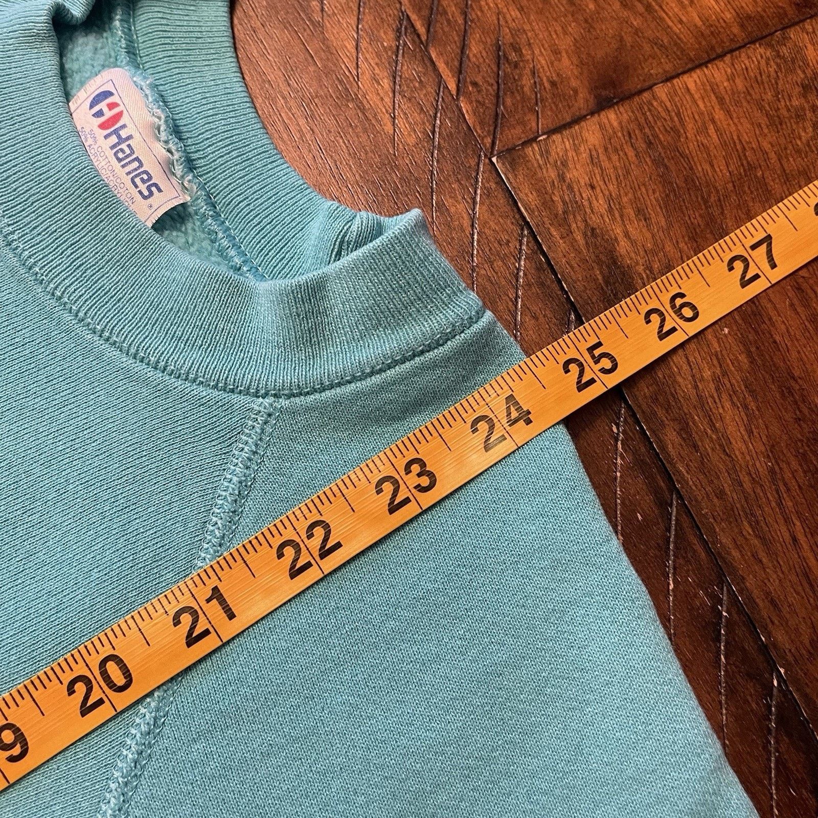 Hanes Vtg Hanes Teal XL 90s Cute Snowflake Sweatshirt USA DiLeo Size US XL / EU 56 / 4 - 8 Thumbnail